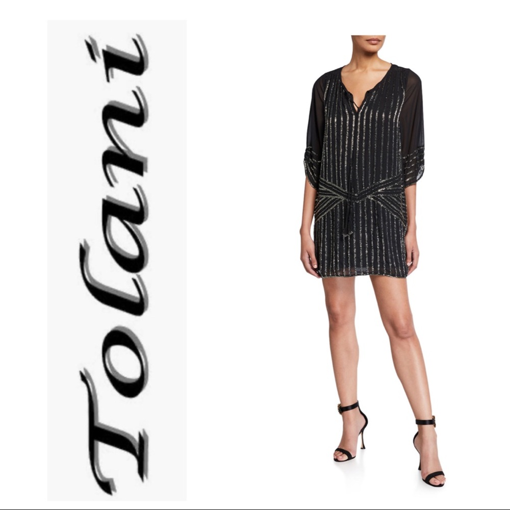 Tolani “Sasha” beaded tunic dress!